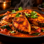 Steaming Spicy South Indian Fish Curry